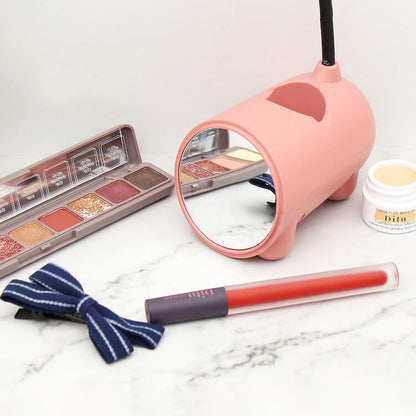 Vivolux | BunnyGlow Kreative LED Touch-Lampe mit Stifthalter | USB-Ladefunktion | Schreibtischlampe | Kinderzimmer Deko