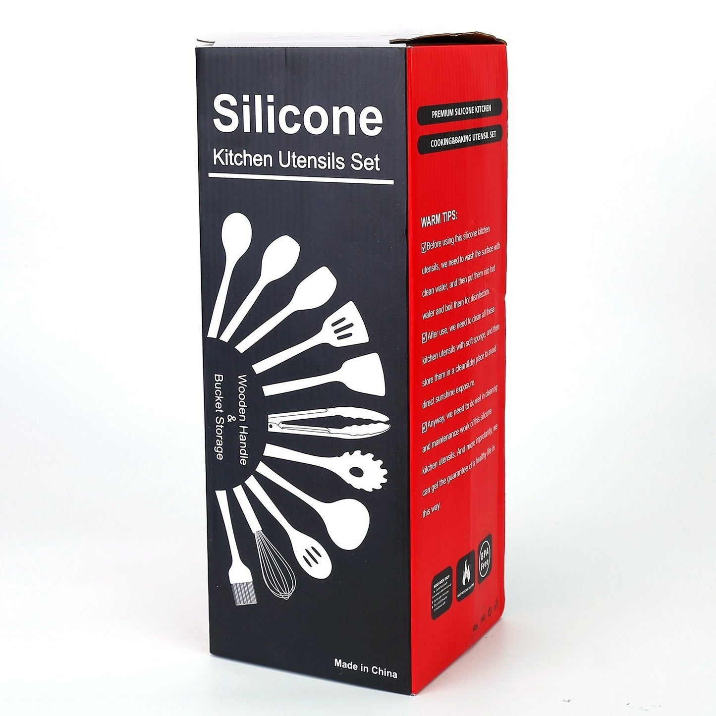 Vivolux | 11-Teilig: Silikon Kochgeschirr Set