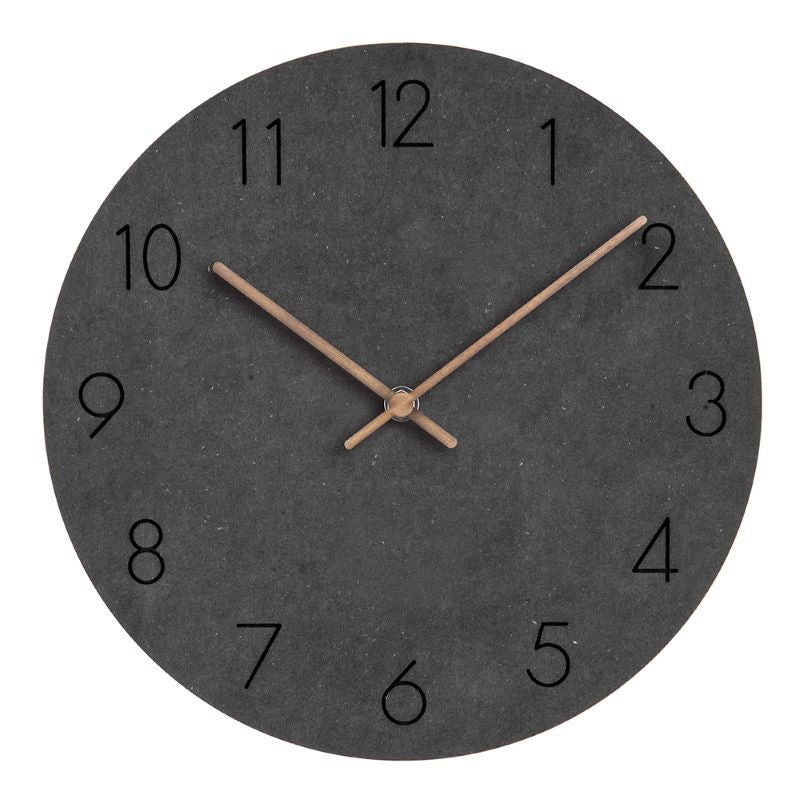 Minimalistische nordische Wanddekoration-Stille Uhr 29 cm
