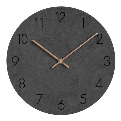 Minimalistische nordische Wanddekoration-Stille Uhr 29 cm