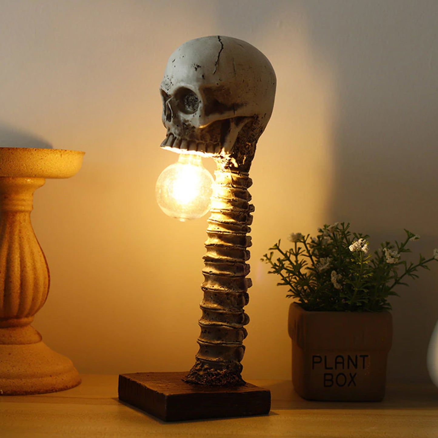 Vivolux | Horror-Skelett mit Wirbelsäulenlampe