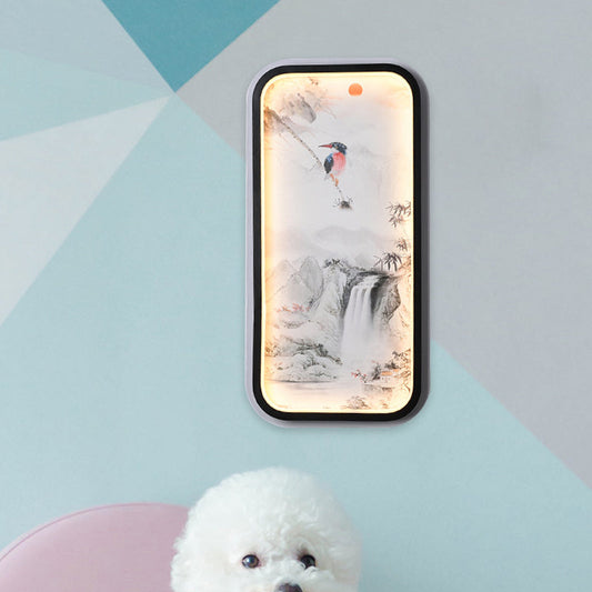 Vivolux | Asia Cascade Wandgemonteerde Muurverlichting Aluminium Woonkamer LED Wandlamp Verlichting in Zwart