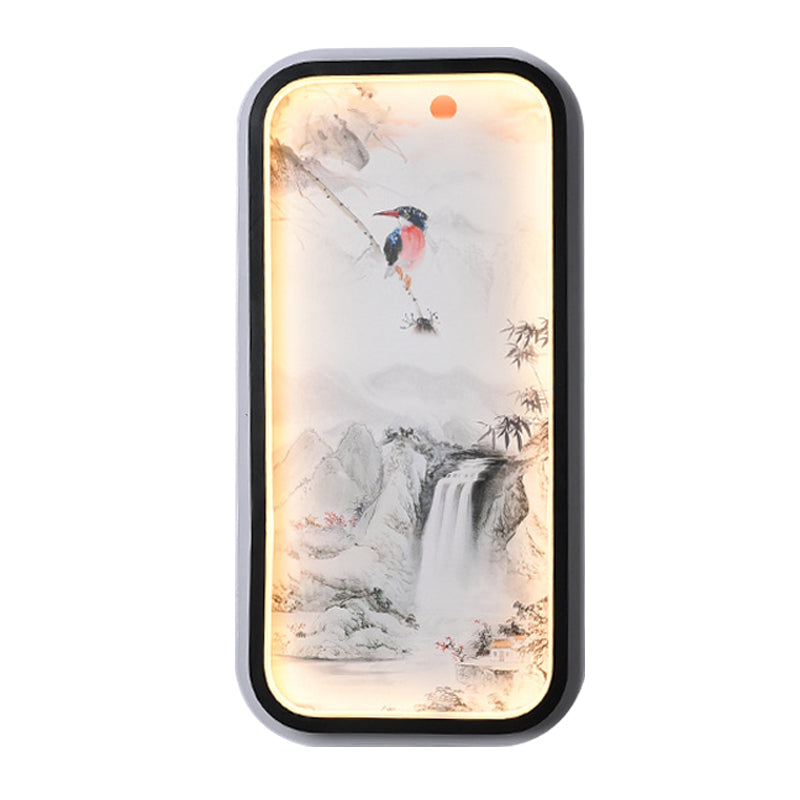 Vivolux | Asia Cascade Wandgemonteerde Muurverlichting Aluminium Woonkamer LED Wandlamp Verlichting in Zwart