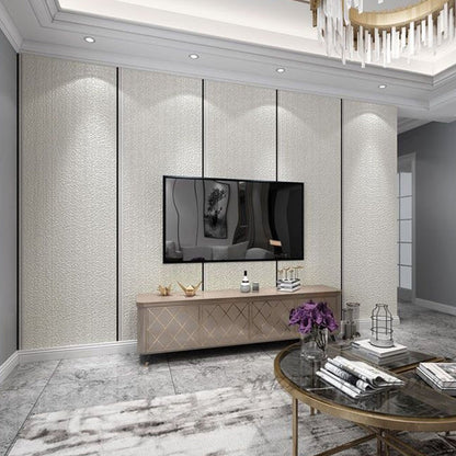 Vivolux | Effen gestreepte behangrol Minimalistische gladde behang voor huisdecoratie