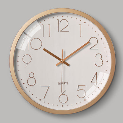 Vivolux | Einfaches Design 3D Lautloser Klassenraum-Wanduhr 30 cm