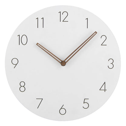 Minimalistische nordische Wanddekoration-Stille Uhr 29 cm