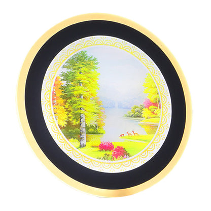 Vivolux | Acryl Ronde Boom Wandmontage Verlichting Nordic Stijl LED Muur Lamp in Geel/Blauw voor Woonkamer