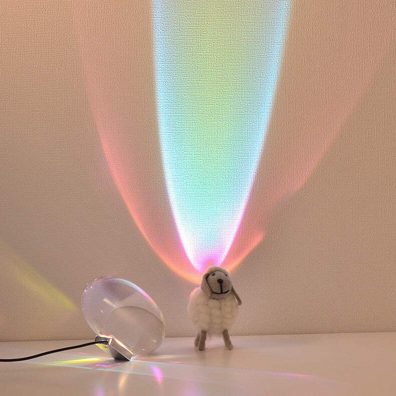 Vivolux | Kreative Kristallprojektion Engel-Augen-LED-Tischlampe