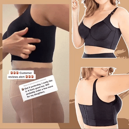 BH-Shapewear mit tiefen Körbchen – stützendes und schmeichelhaftes Design – ganztägiger Komfort – Wanduhru
