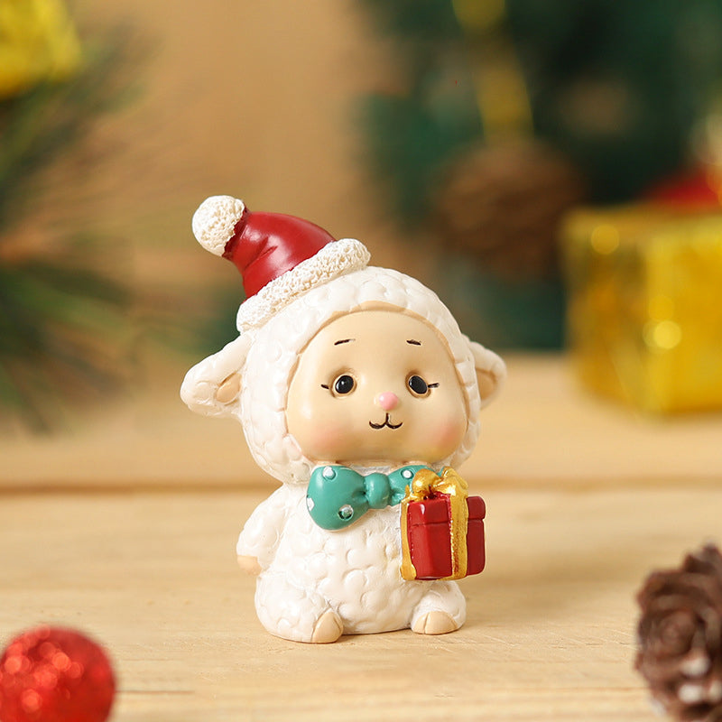 Vivolux | Handgefertigte Tier-Weihnachtsmann-Ornamente