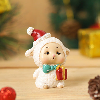 Vivolux | Handgefertigte Tier-Weihnachtsmann-Ornamente