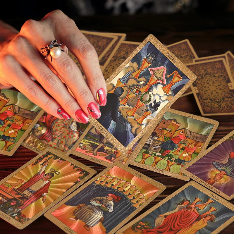 Entdecken Sie die mystische Welt des Tarot Gold Foil Tarot
