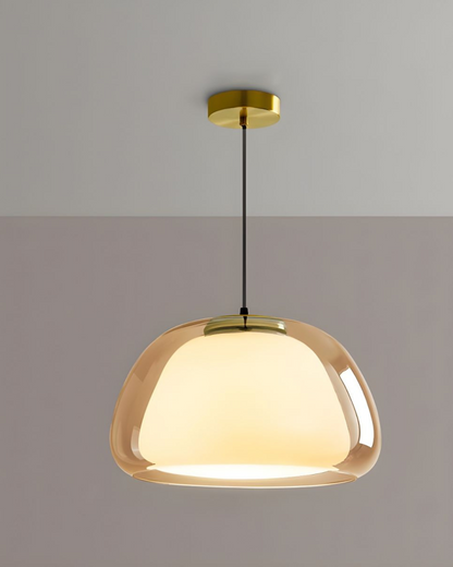 Vivolux | Elegante Lampe in Form einer Glaskuppel mit Kristallakzent