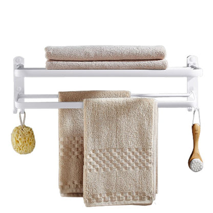 Vivolux | Weißes Badezimmerzubehör Hardware-Set Modernes Badezimmerzubehör-Set, Handtuchhalter