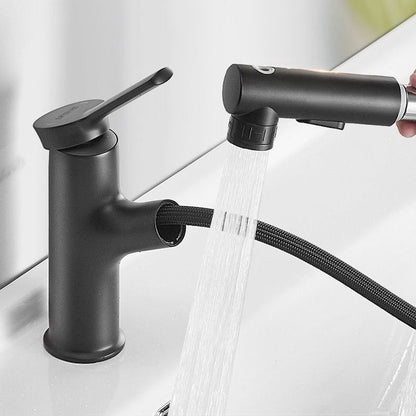 Vivolux | Modernes Design Badezimmerarmatur Einhandmischer mit Wasserschlauch