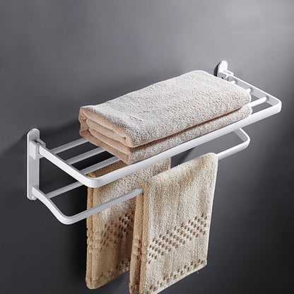 Vivolux | Weißes Badezimmerzubehör Hardware-Set Modernes Badezimmerzubehör-Set, Handtuchhalter