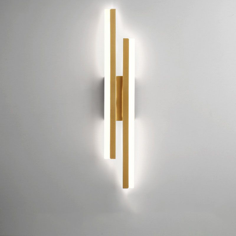 Vivolux | Alana Moderne LED Wandleuchte - Elegante Schwarz/Goldene Wandbeleuchtung für Wohnzimmer und Schlafzimmer