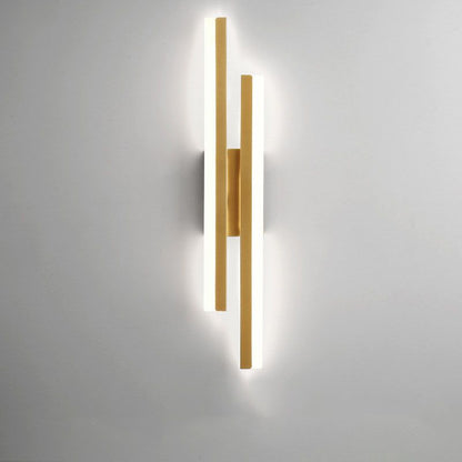 Vivolux | Alana Moderne LED Wandleuchte - Elegante Schwarz/Goldene Wandbeleuchtung für Wohnzimmer und Schlafzimmer