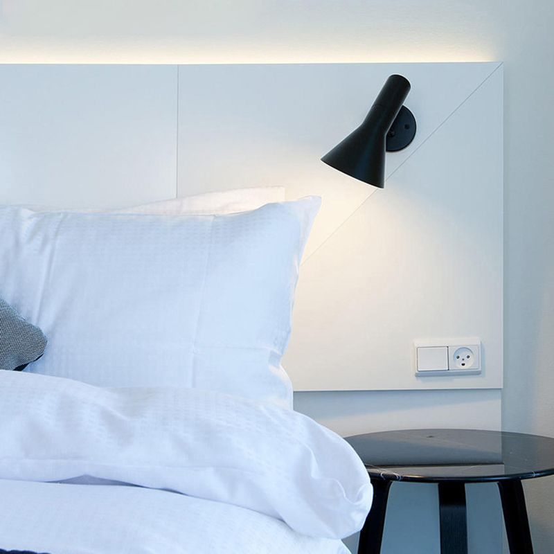 Vivolux | Industrielle Wandleuchter Kegelförmige Wandleuchte mit Aluminium-Schirm