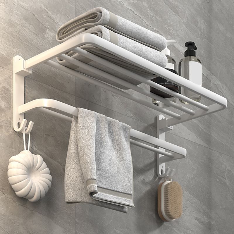 Vivolux | Weißes Badezimmerzubehör Hardware-Set Modernes Badezimmerzubehör-Set, Handtuchhalter
