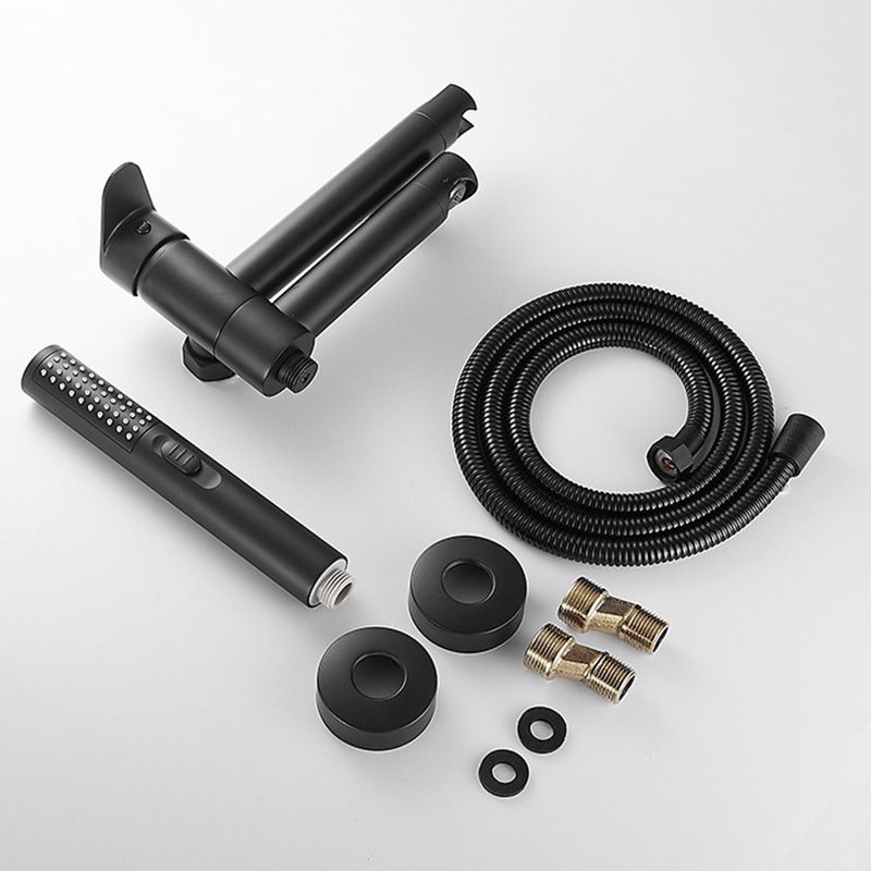 Vivolux | Modernes Badewannenrandstück Einhand-Wandmontage-Badewannenarmatur mit Handbrause