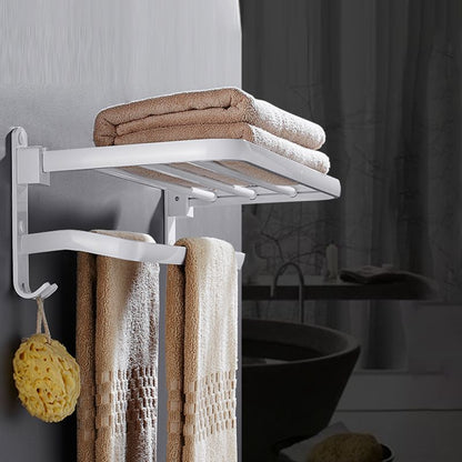 Vivolux | Weißes Badezimmerzubehör Hardware-Set Modernes Badezimmerzubehör-Set, Handtuchhalter