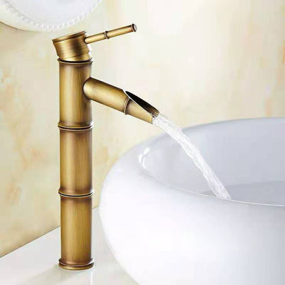 Vivolux | Rundes Einhand-Wasserhahn Landhausstil Waschbeckenarmatur