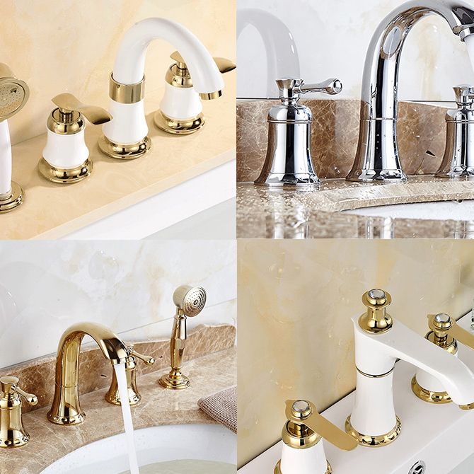 Vivolux | Zeitgenössischer Wannenarmatur Aufsatzmontage Trim Badewannenarmatur Trim für Badezimmer