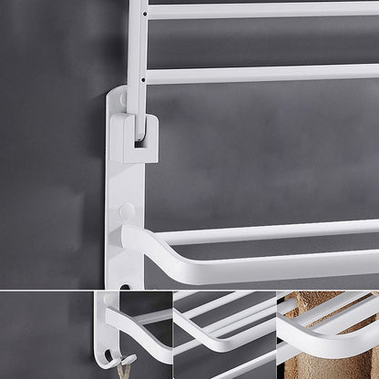 Vivolux | Weißes Badezimmerzubehör Hardware-Set Modernes Badezimmerzubehör-Set, Handtuchhalter