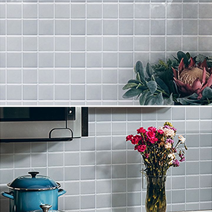 Vivolux | Weiße Mosaik Peel & Stick Fliese Wasserfeste Küchenrückwand Tapete
