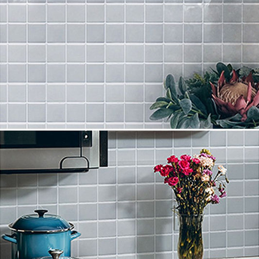Vivolux | Weiße Mosaik Peel & Stick Fliese Wasserfeste Küchenrückwand Tapete