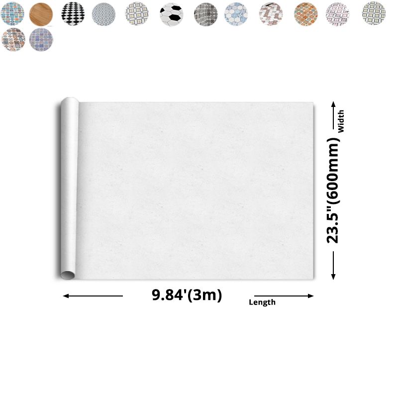 Vivolux | Multi-Tonal Stil Vinyl Plankenboden Peel and Stick Porzellanfliesen Look PVC Bodenbelag