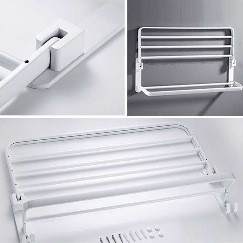 Vivolux | Weißes Badezimmerzubehör Hardware-Set Modernes Badezimmerzubehör-Set, Handtuchhalter
