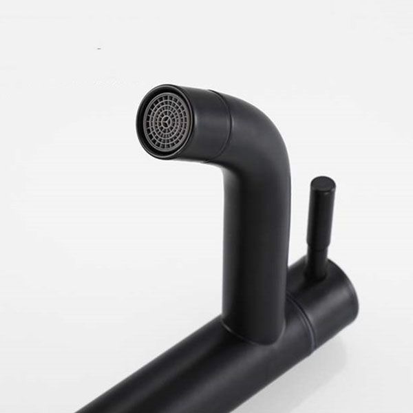 Vivolux | Industrielle Gefäßarmatur Edelstahl Hebelgriff Waschbeckenarmatur