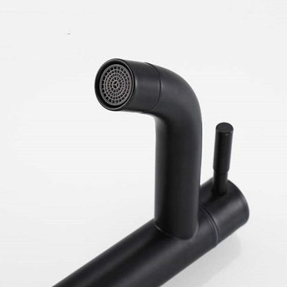 Vivolux | Industrielle Gefäßarmatur Edelstahl Hebelgriff Waschbeckenarmatur