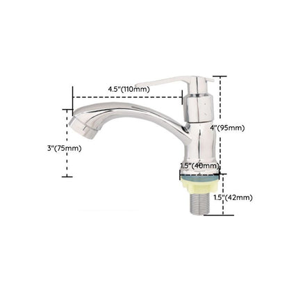 Vivolux | Moderner Badezimmer Wasserhahn Chrom Knopfgriff mit Wasser Schlauch Waschbecken Wasserhahn