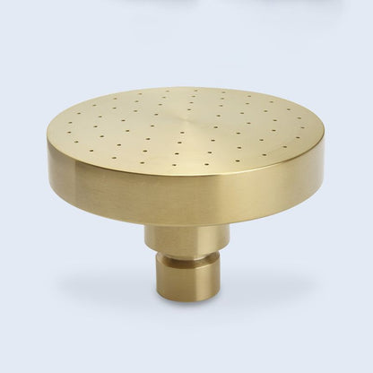 Vivolux | Edelstahl Duschkombination Runder Festduschkopf mit Duscharm