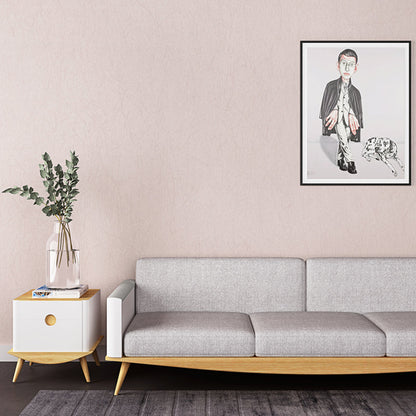 Vivolux | Eenvoudig Effen Behangrol voor Slaapkamer 33' L x 20.5" B Wanddecoratie in Pastelkleur