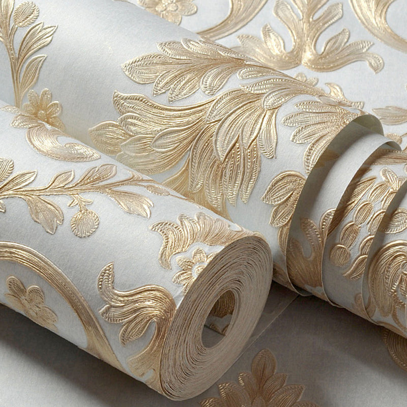Vivolux | Zacht Kleurrijk Luxe Behangrol 54,2 m² Jacquard Muurdecoratie voor de Woonkamer
