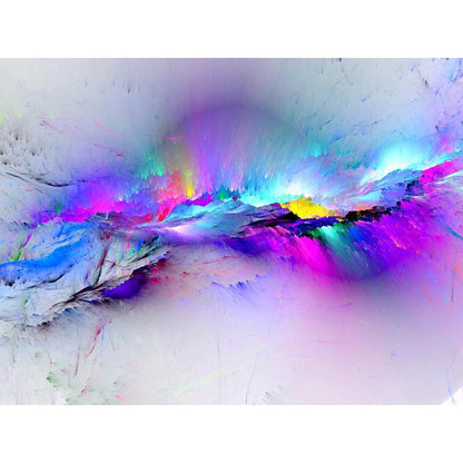 Vivolux | Blau-lila Feder Tapetenmurals Wasserabweisende Wandverkleidung für das Wohnzimmer