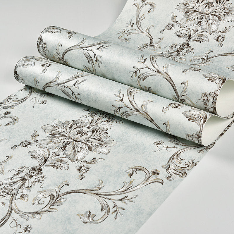 Vivolux | Klasieke Damastbehang Donkere Kleur Vlekbestendige Wanddecoratie voor de Woonkamer