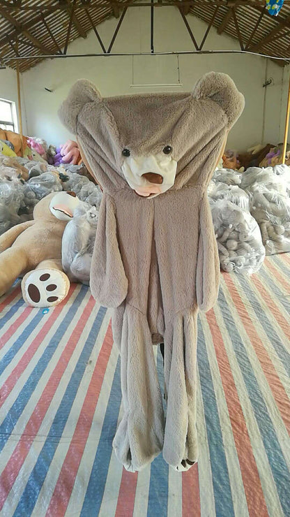 Riesiger Teddy Plüschbärtier Riesige Stofftiere Lederhülle