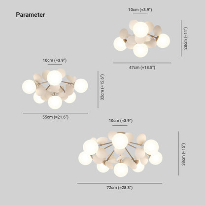 Vivolux | Blumenzweig Kronleuchter Wohnzimmer