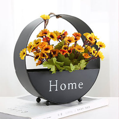 Vivolux | Metalen Circulaire Hangende Wandlamp Scandinavische Bloem/Plant Accent String Licht voor Restaurant Theewinkel