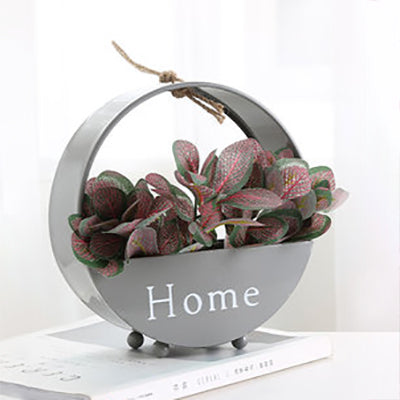 Vivolux | Metalen Circulaire Hangende Wandlamp Scandinavische Bloem/Plant Accent String Licht voor Restaurant Theewinkel