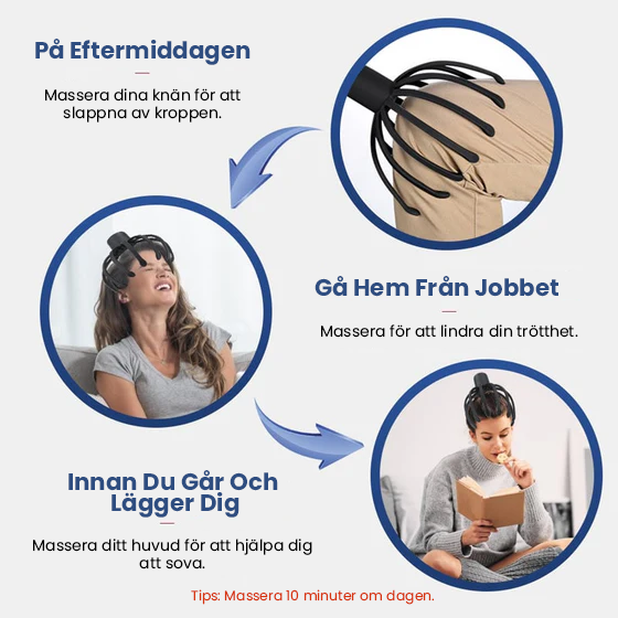 Vivolux | Tintenfisch Kopfmassagegerät