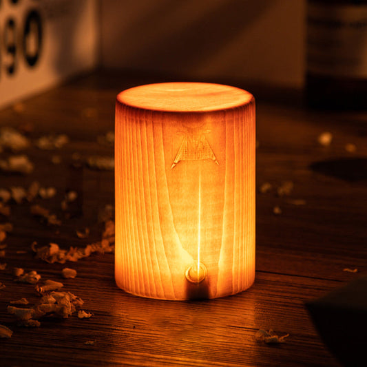 Vivolux | LumiWood – LED-Tischleuchte mit Akku und Touch-Steuerung