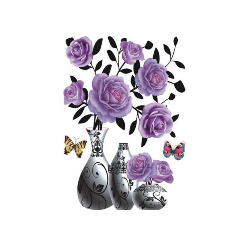 Vivolux | 3D Vase Wandaufkleber