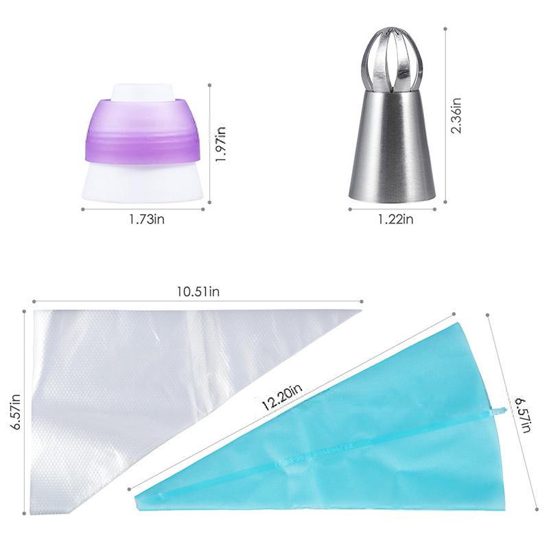 Vivolux | Kuchenback-Dekorationswerkzeugset (8 Teile)