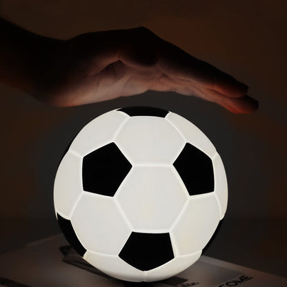 Vivolux | Kreative Fußball Silikon LED Nachtlicht USB Lade Tischlampe